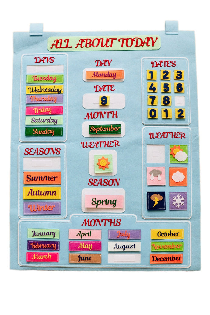 Hanging Giant Weather Calendar for Children