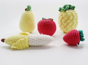 Knitted Fruits Set (5 pcs) - Ollie and Mia