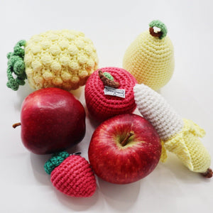 Knitted Fruits Set (5 pcs) - Ollie and Mia